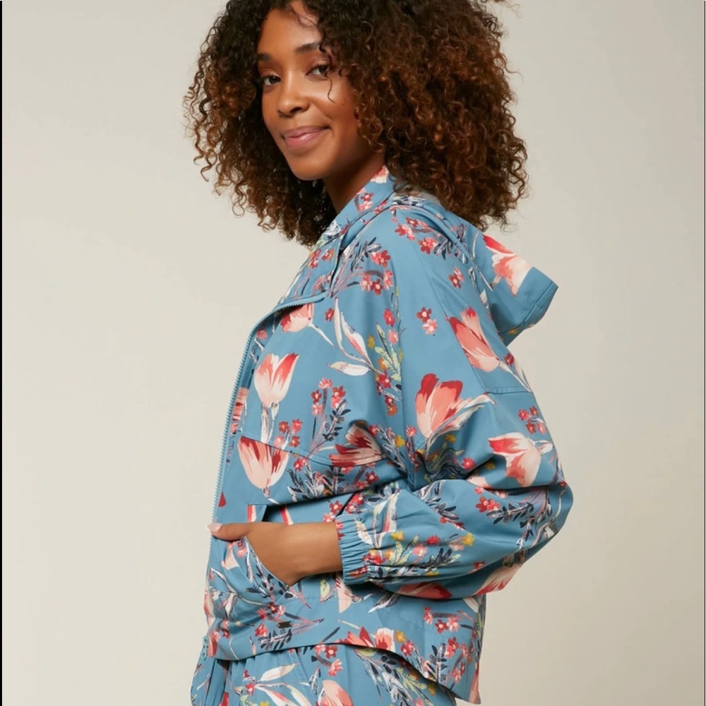 🔆O’NEILL🔆LEXINGTON WATER PROOF WINDBREAKER JACKET Turns into a backpack - Picture 11 of 16